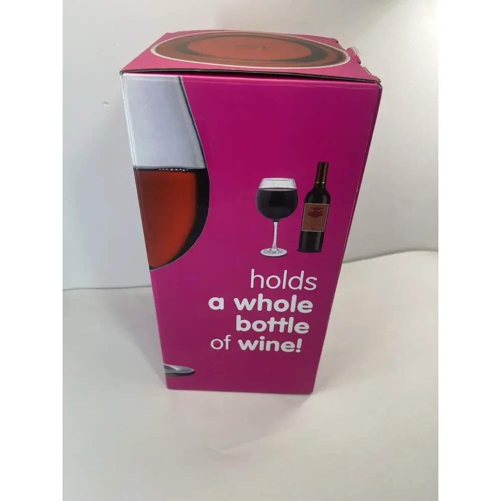 DCI XL Wine Glass Holds Entire Bottle of Wine Novelty Gift New Box